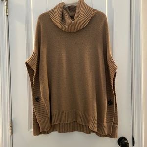 Old Navy size XS-S cowl neck turtleneck poncho sweater